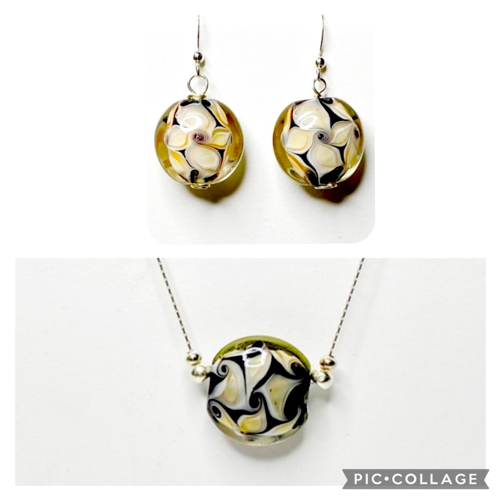 Shanrila Sterling Silver Handmade Bead Jewelry Set